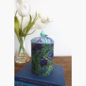 Anthroplogie Theodora Night Gardenia Floral Fruity Ceramic Jar Candle NEW